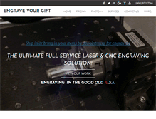 Tablet Screenshot of engraveyourgift.com